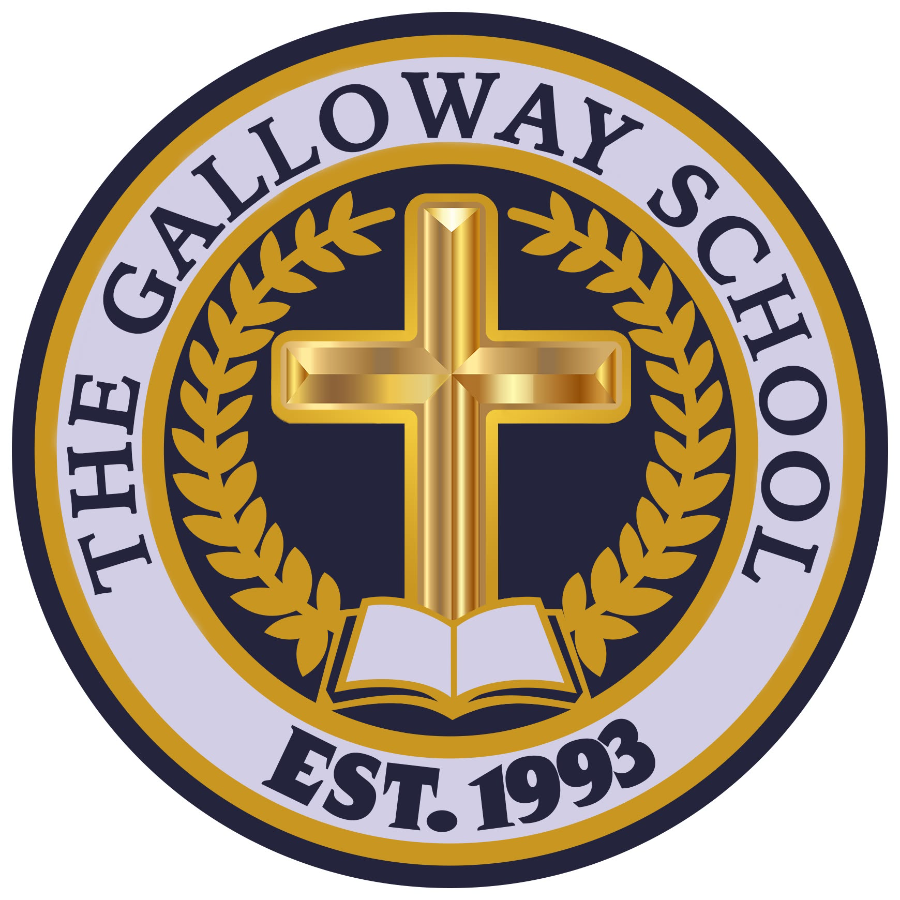 The Galloway School original circular seal logo