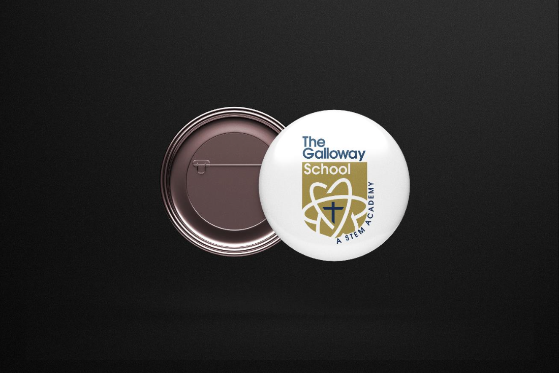 Galloway School button pin