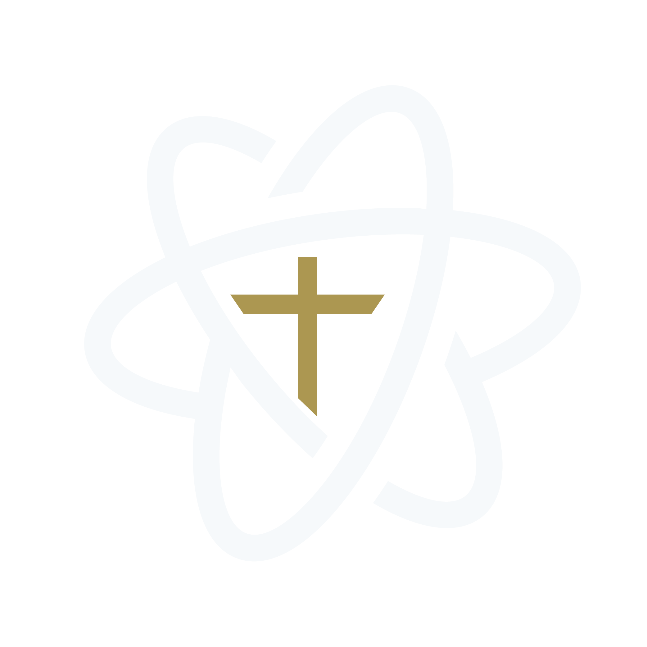 Reversed emblem with gold cross