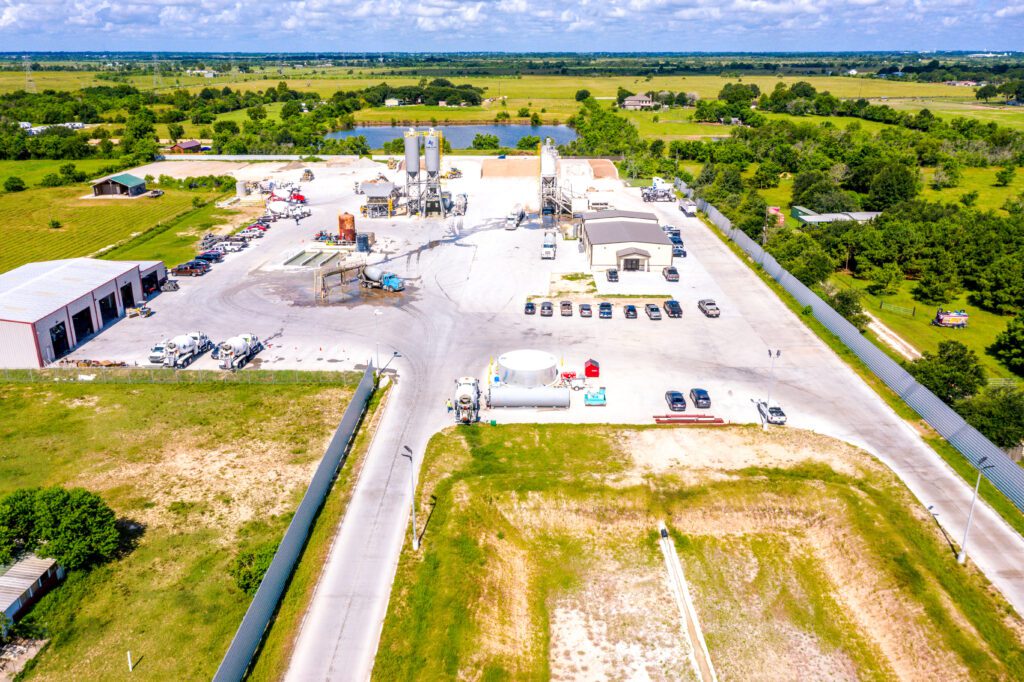 Lone Star Ready Mix commercial concrete pour