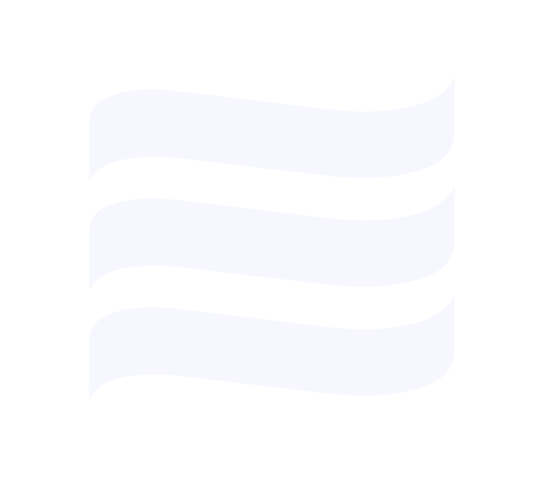 Reversed wave mark on navy